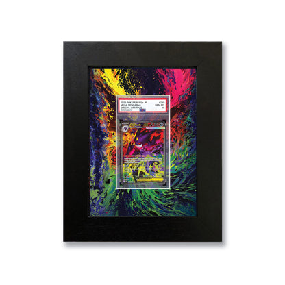 Mega Gengar Ex Print 1 Graded Card Slab Frame | 33x30mm 'Showpiece'