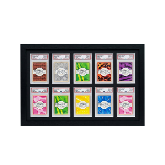 10 Graded Card Slab Frame | Black | Ridanco Core