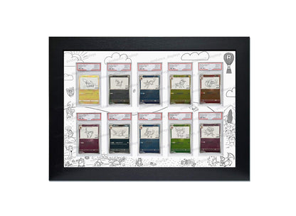 Yu Nagaba Pokemon Hand-drawn Illustration (Print) 10 Slab Frame