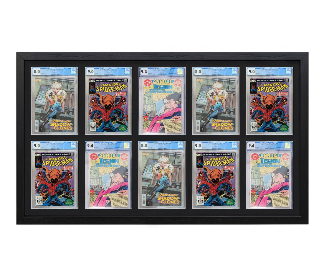 10 CGC Graded Comic Book Frame | Black – Ridanco Displays