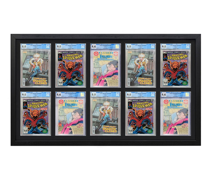 10 CGC Graded Comic Book Frame | Black – Ridanco Displays