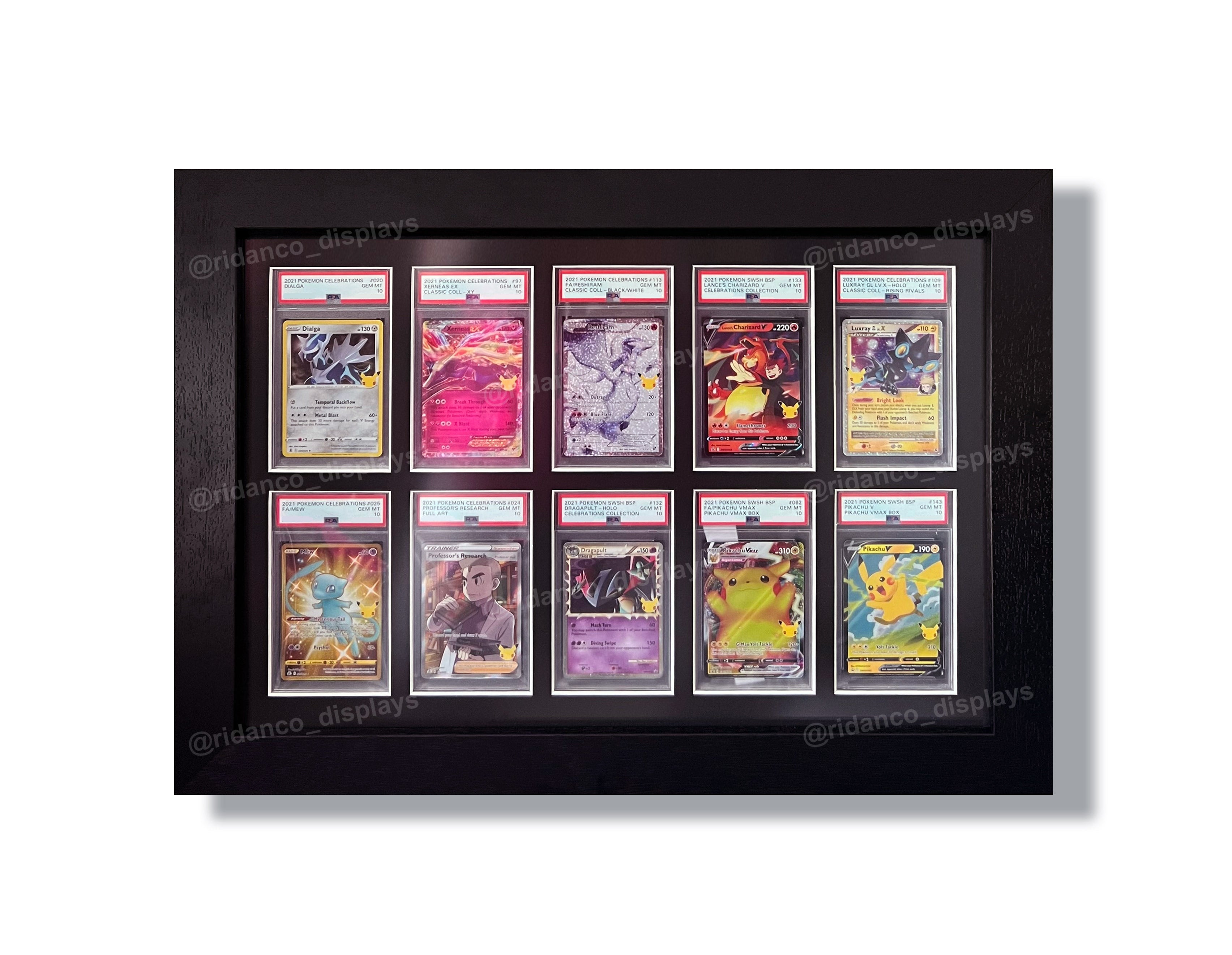10 Graded Trading Card Slab Frame | Black, 39x29mm (Revised 2024 desig ...