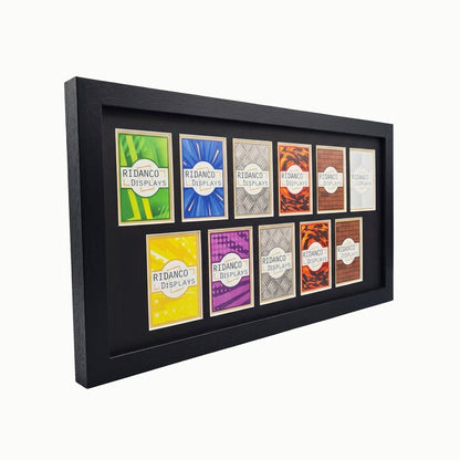 11 (6+5) Raw Trading Card Display Frame | Black | Ridanco Core
