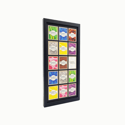 15 (3x5) Raw Trading Card Display Frame | Black | Ridanco Core
