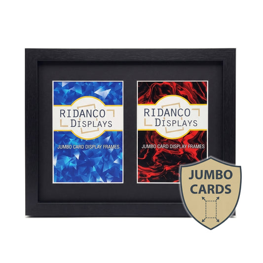 2 Jumbo (Oversize Cards) Display Frame | Black 30x20mm
