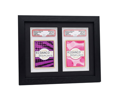 2 Graded Card Slab Frame | Black | Ridanco Core