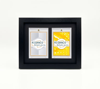 2 (1x2 Layout) Magnetic (One-Touch) Cases Frame | Black