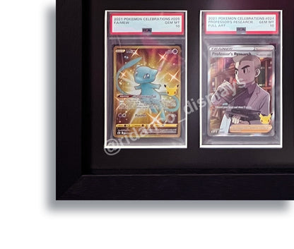 2 Graded Card Slab Frame | Black, 39x29mm