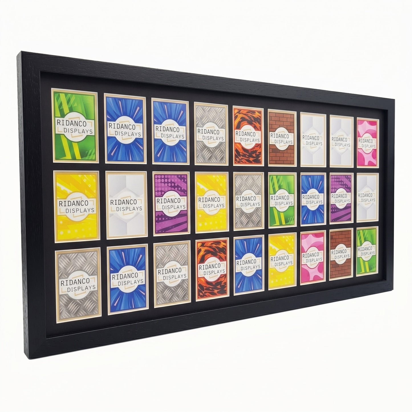 27 Raw Trading Card Display Frame | Black