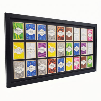 27 Raw Trading Card Display Frame | Black