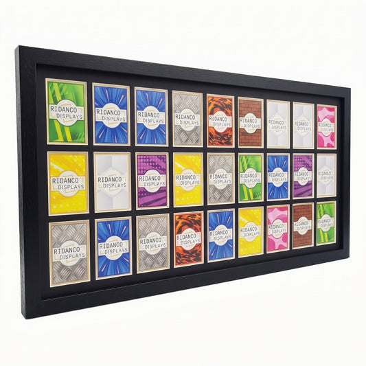 27 Raw Trading Card Display Frame | Black