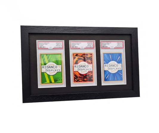 3 Graded Card Slab Frame | Black | Ridanco Core