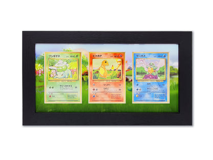 pokemon card frame 3 PSA or CGC Pokemon Card Frame-(3 card display)