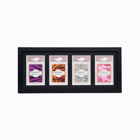 4 (1x4) Graded Card Slab Frame | Black | Ridanco Core