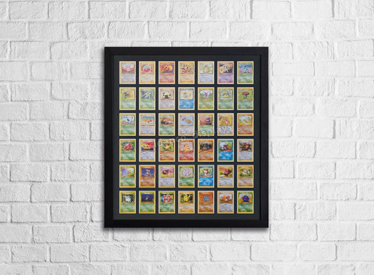 42 Raw Trading Card Display Frame | Black, 39x29mm