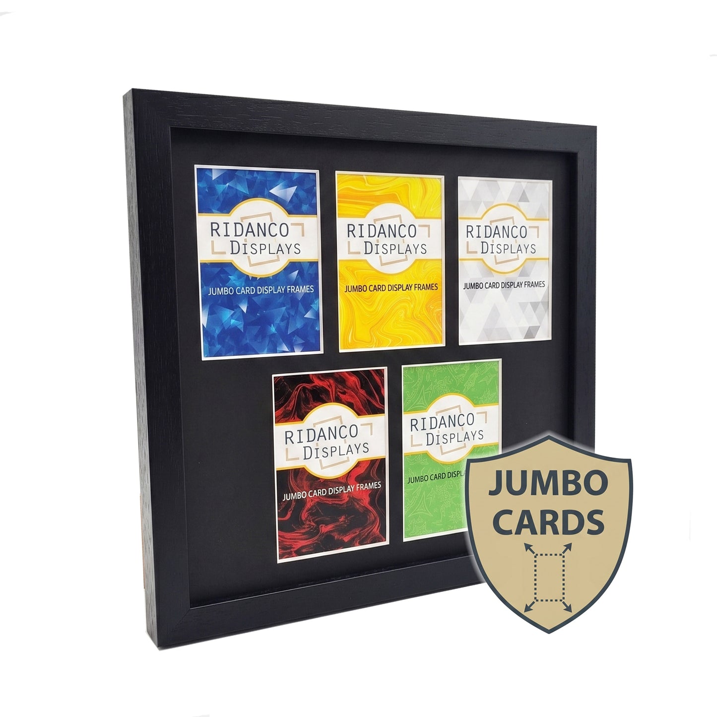 5 Jumbo (Oversize Cards) Display Frame | Black 30x20mm