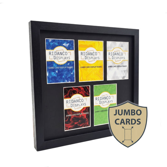 5 Jumbo (Oversize Cards) Display Frame | Black 30x20mm