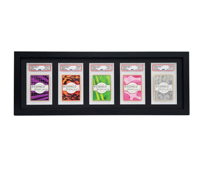 5 (1x5) Graded Card Slab Frame | Black | Ridanco Core