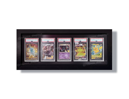 5 (1x5) Graded Card Slab Frame | Black, 39x29mm