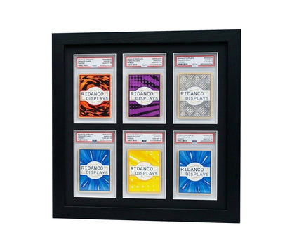 6 (2x3) Graded Card Slab Frame | Black | Ridanco Core