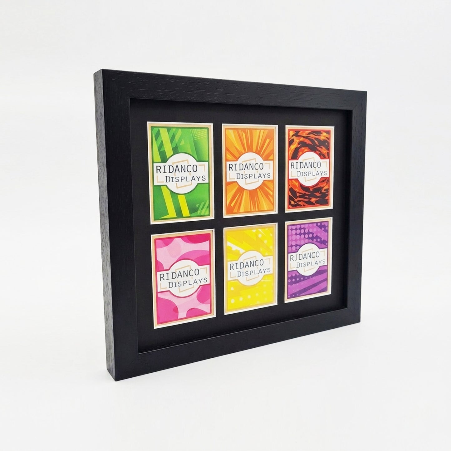 6 Raw Trading Card Display Frame | Black | Ridanco Core