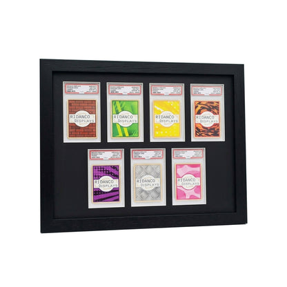 7 (4+3) Graded Card Slab Frame | Black | Ridanco Core