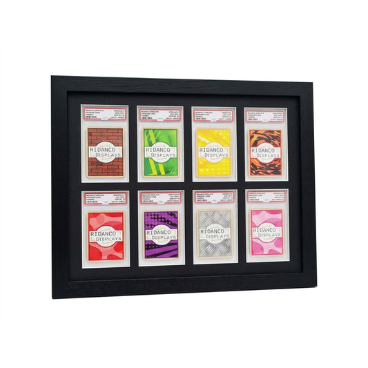 8 Graded Card Slab Frame | Black | Ridanco Core
