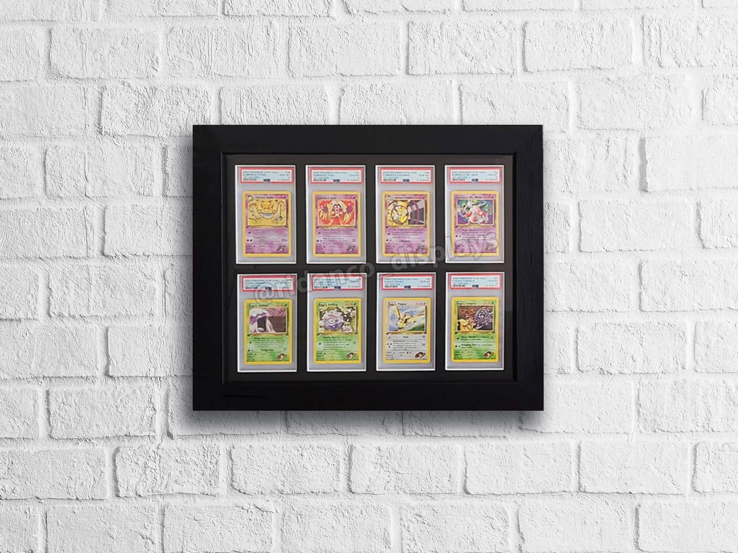 8 Graded Card Slab Frame (PREMIUM) | Black, 39x29mm