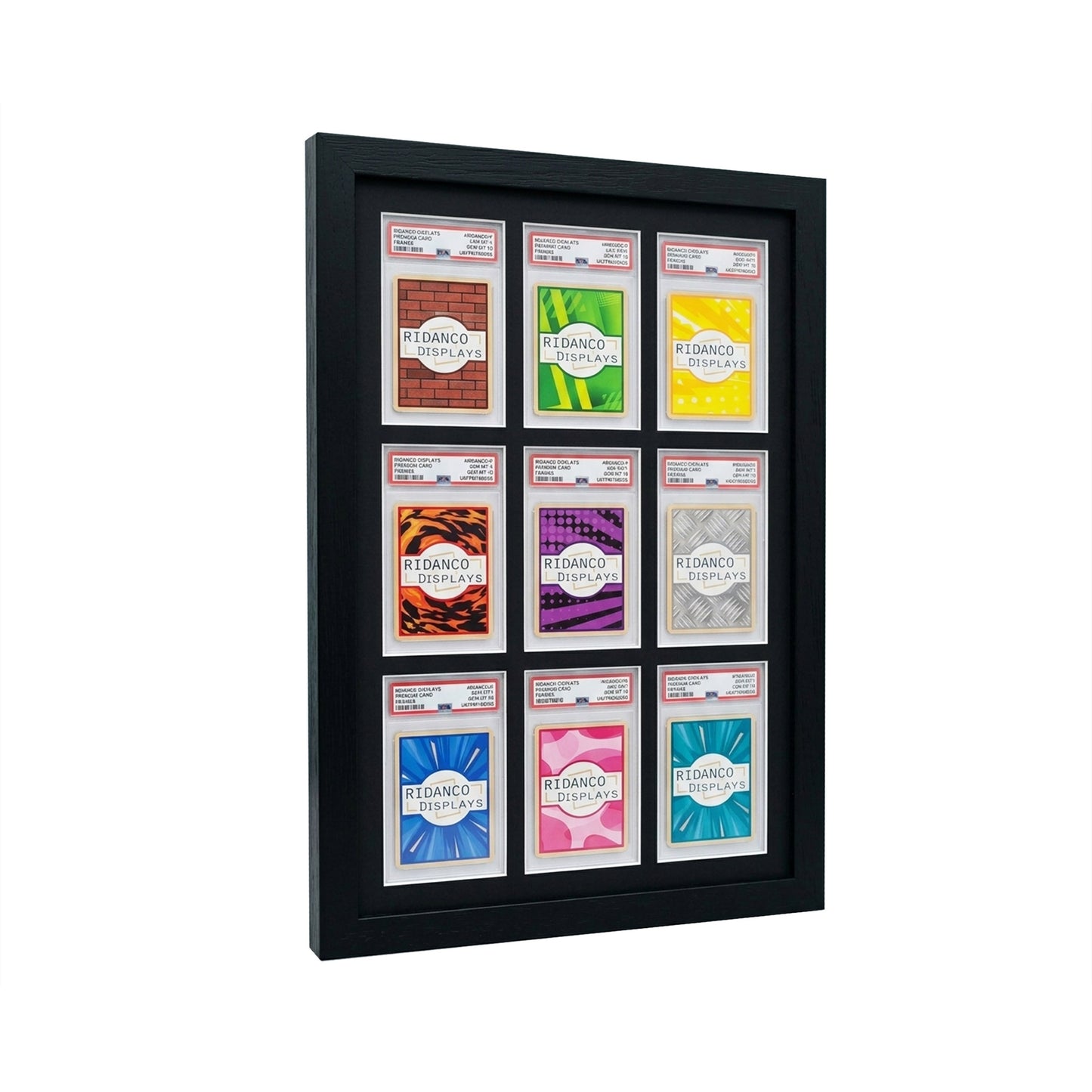 9 Graded Card Slab Frame | Black | Ridanco Core
