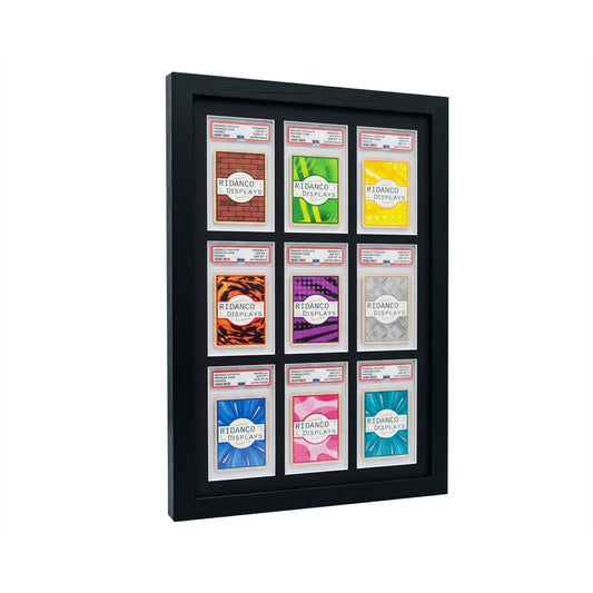 9 Graded Card Slab Frame | Black | Ridanco Core