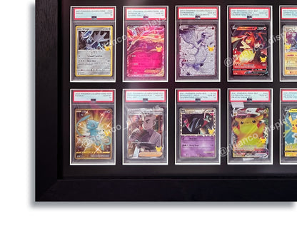 10 Graded Card Slab Frame | Black | Ridanco Core