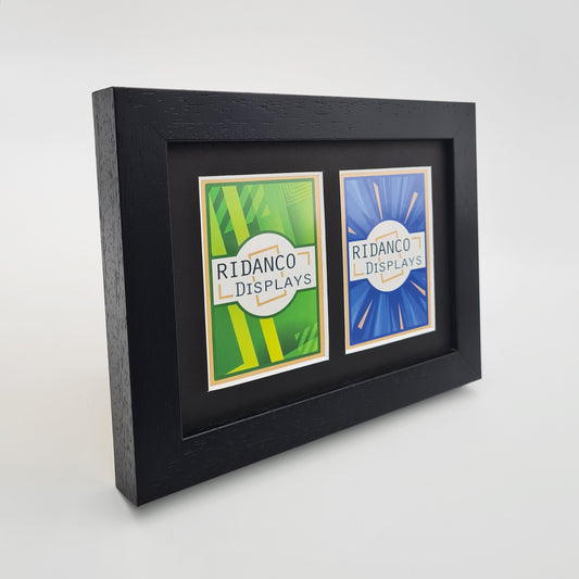 2 Raw Trading Card Display Frame | Black, 22x22mm