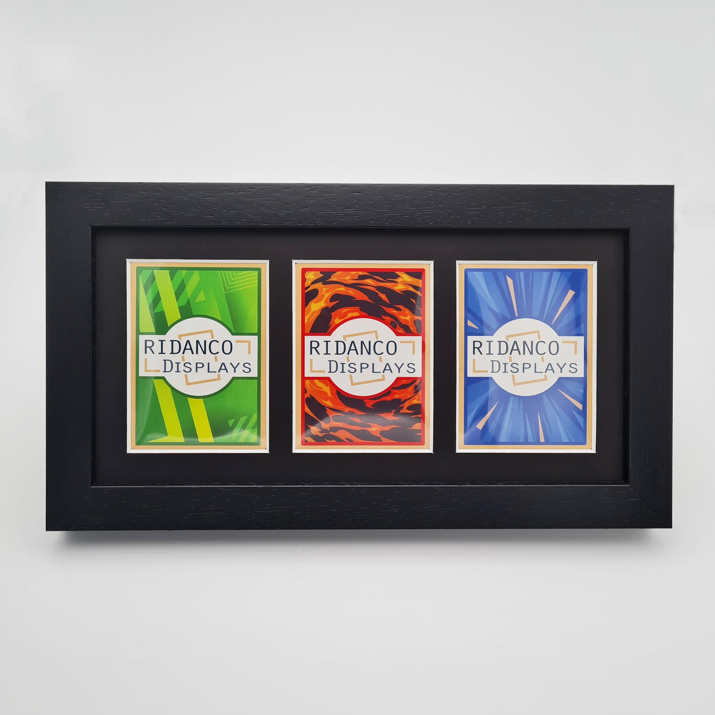 3 Raw Trading Card Display Frame | Black, 22x22mm