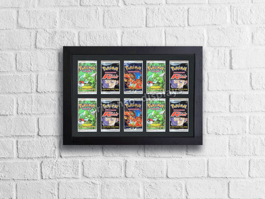 10 Booster Pack Artset Display Frame | Black, 39x29mm