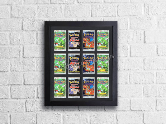 12 Booster Pack Artset Display Frame | Black, 39x29mm