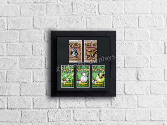 5 Booster Pack Artset Display Frame | Black, 22x22mm