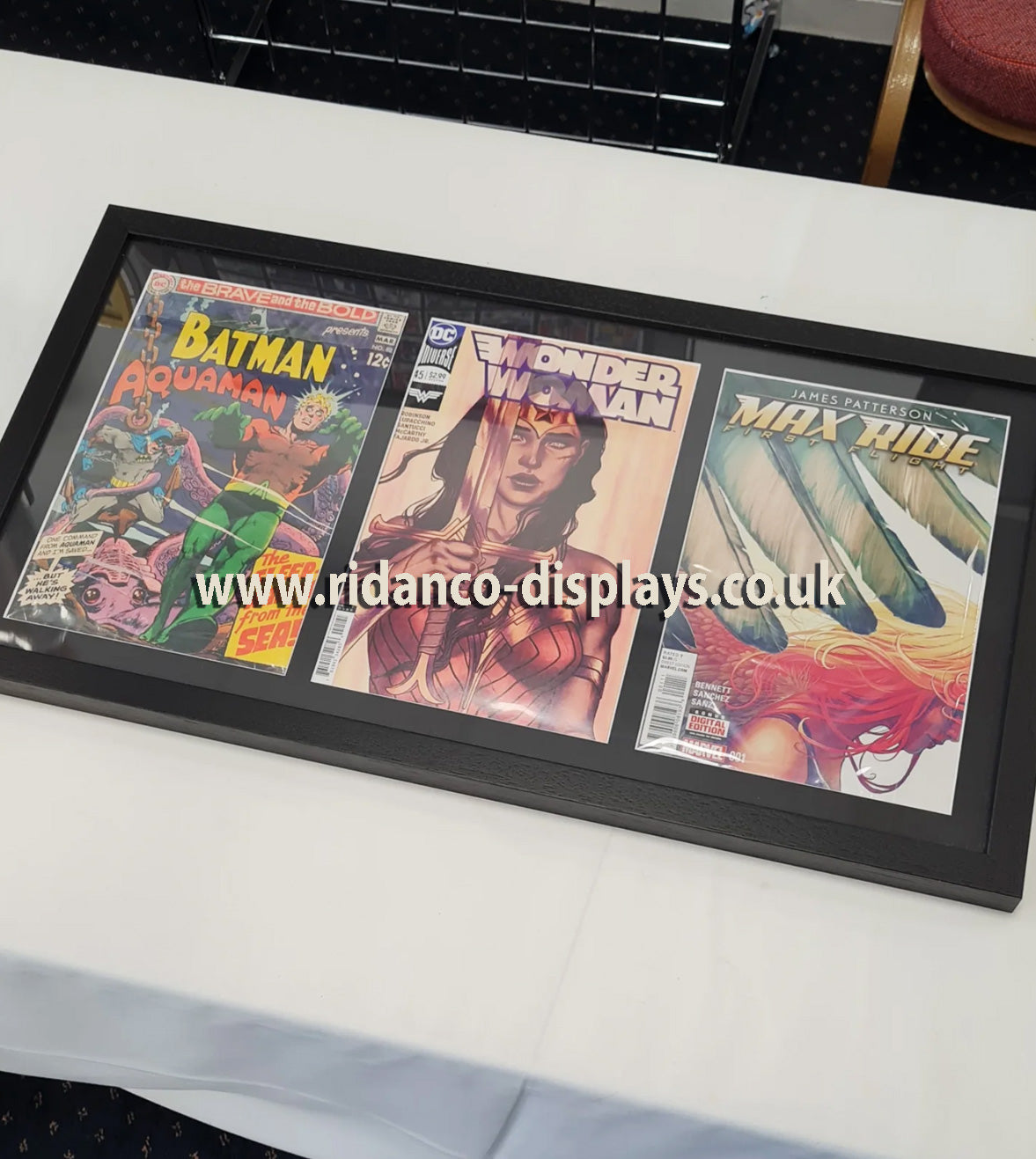 Custom quote 'Comic Book' Display Frame