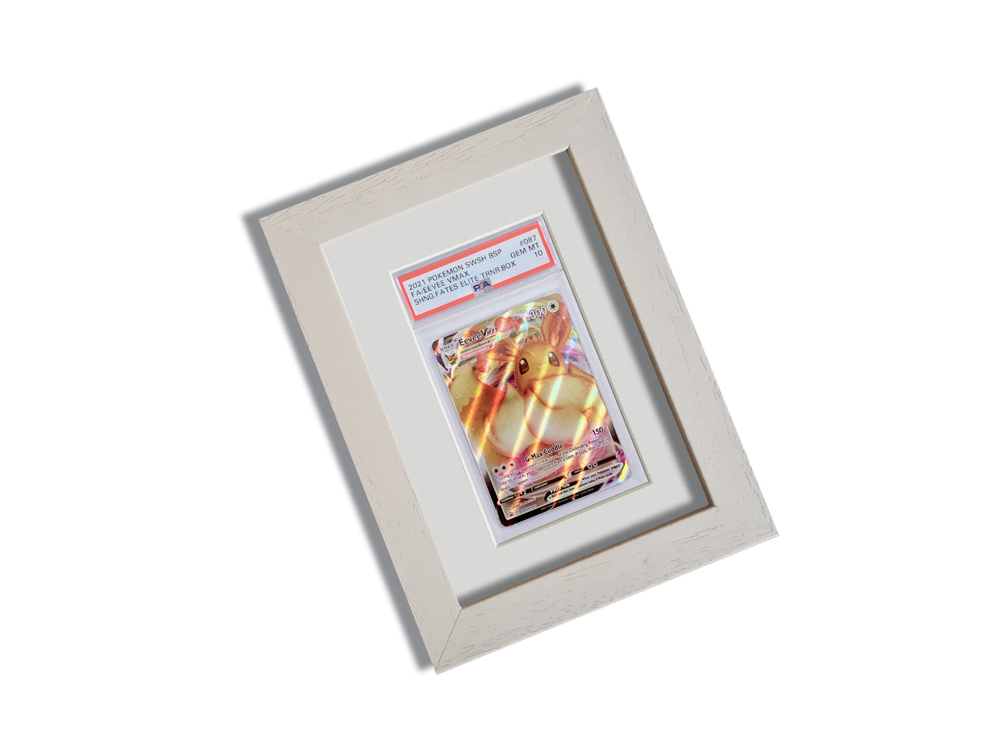 1 Graded Trading Card Slab Frame | White, 22x22mm