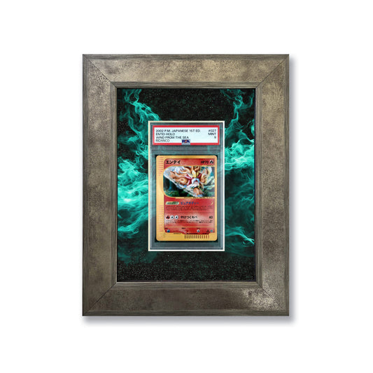Entei 027 Wind from Sea Print 1 Graded Card Slab Frame | 33x30mm 'Showpiece'