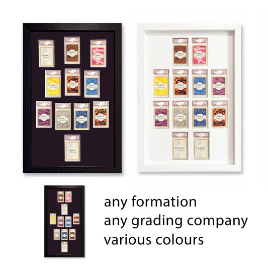 11 Graded Card Slab Frame Frame | Standard Mount | Various Colours