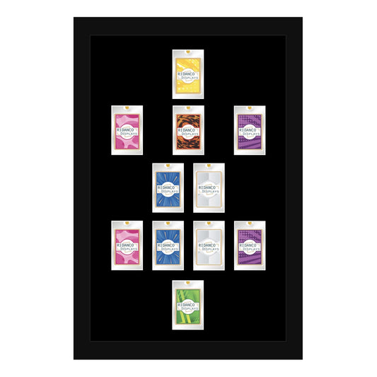 11 (4-2-3-1) Magnetic (One-Touch) Cases Football Formation Frame | Plain | Black