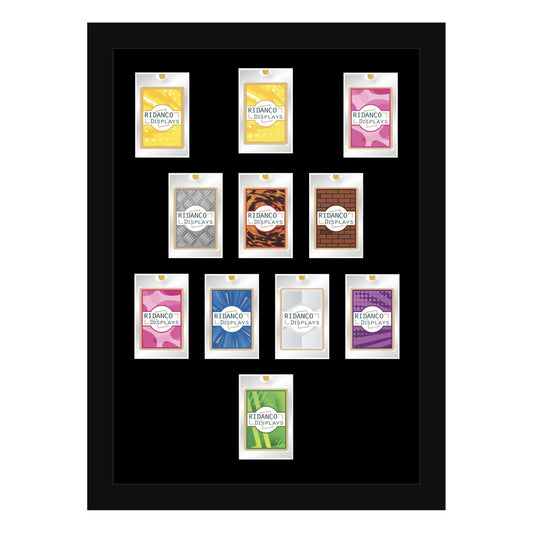 11 (4-3-3) Magnetic (One-Touch) Cases Football Formation Frame | Plain | Black