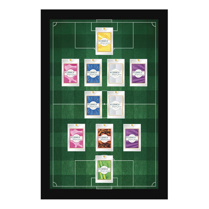 11 (3-2-4-1) Magnetic (One-Touch) Cases Football Formation Frame | Printed | Black