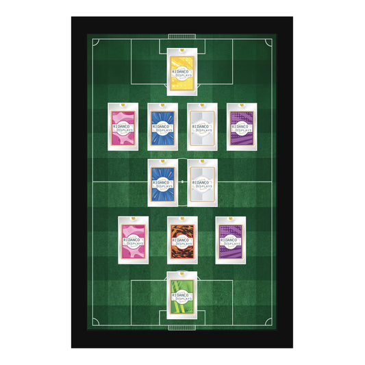 11 (3-2-4-1) Magnetic (One-Touch) Cases Football Formation Frame | Printed | Black