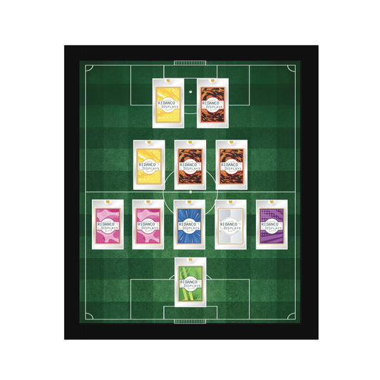 11 (5-3-2) Magnetic (One-Touch) Cases Football Formation Frame | Printed | Black