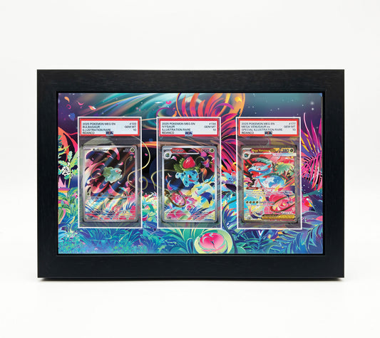Mega Venusaur EX Pokemon Mega Evolution Print 3 Slab Frame