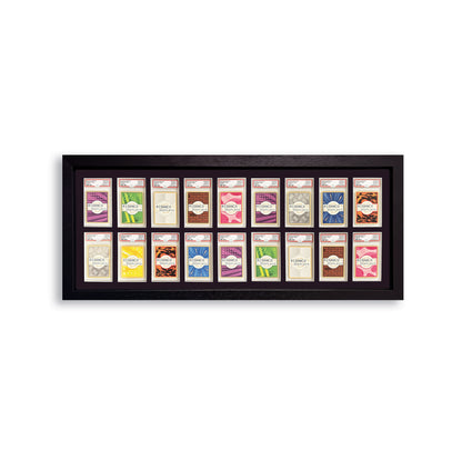 18 (2x9) Graded Card Slab Frame | Black, 39x29mm