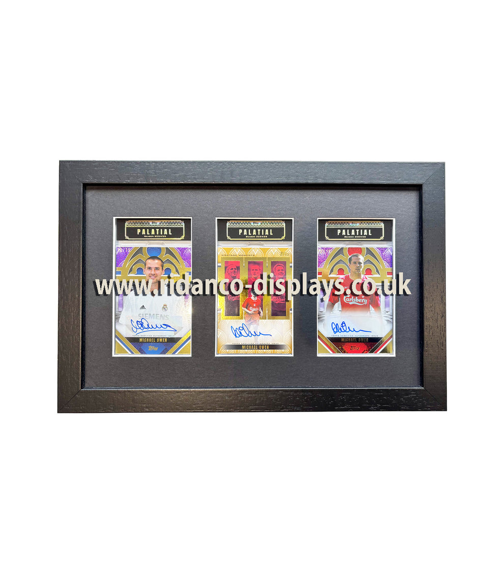 Custom quote 'Topps Palatial Slabbed Cards' Display Frame – Ridanco ...