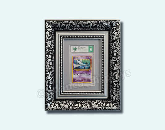 1 Graded Trading Card Slab Frame | Ornate Silver, 55x36mm