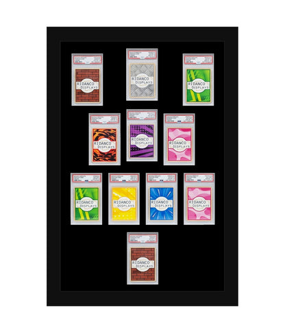 11 (4-3-3 CAM) Graded Card Football Formation Slab Frame | Plain